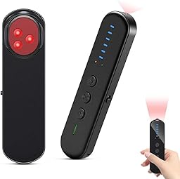 Upgraded Hidden Camera Detector, AI-Powered Anti-Spy Device, GPS Tracker & Bug Detector, Portable RF Signal Scanner for Hotels, Travel, Home & Office (M)