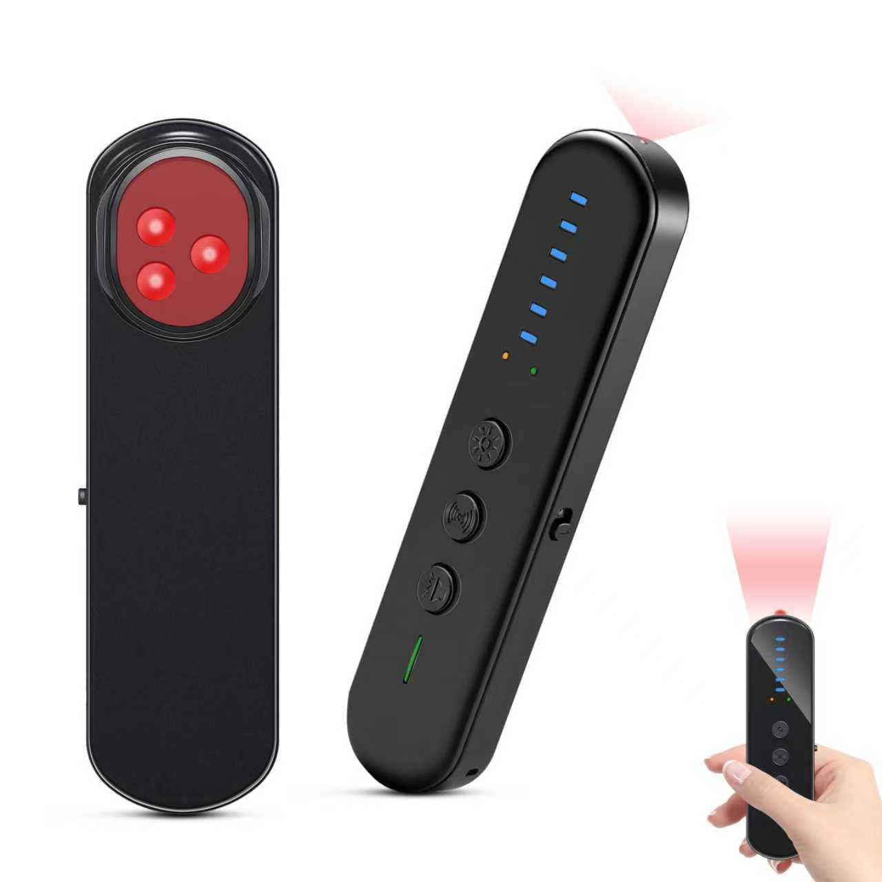 Upgraded Hidden Camera Detector, AI-Powered Anti-Spy Device, GPS Tracker & Bug Detector, Portable RF Signal Scanner for Hotels, Travel, Home & Office (M) - 1