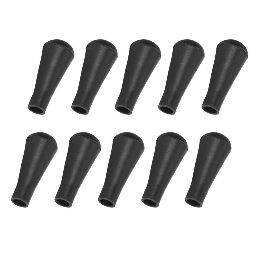 Broadhead de Remplacement Pointe de Flèche Tir à l'Arc Caoutchouc Souple 10PCS 8mm Noir