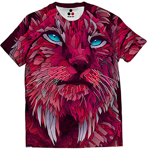Image of STAND OUT All Over Printed Psychelic Trippy Animal T-Shirts