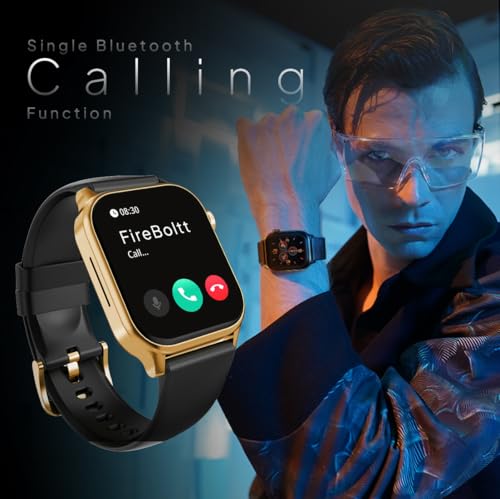 Fire-Boltt Rise Smart Watch, 1.85" HD Display, Metal Body with Bluetooth Calling, Rotating Crown, AI Voice Assistant, 120 Sports Modes, Neon UI,... - Image 4