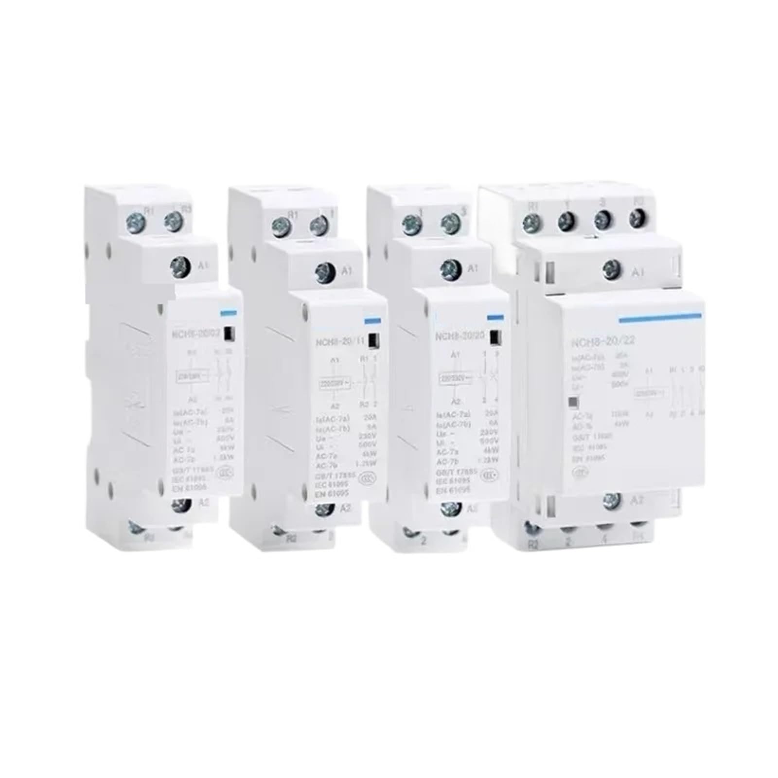 Mini contacteur AC 40A triphasé NCH8-40 pour éviter les surcharges - 6