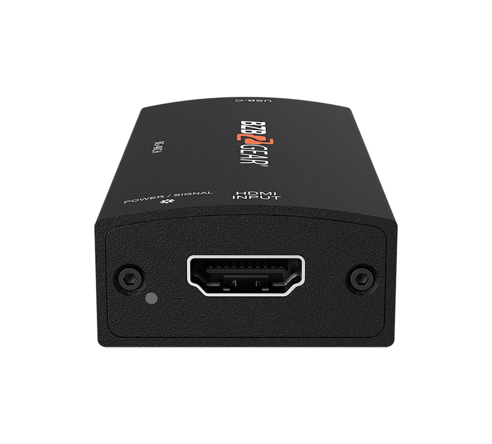 BZBGEAR USB-C 4K UHD HDMI Video Capture Card with Scaler - BG-4KCH