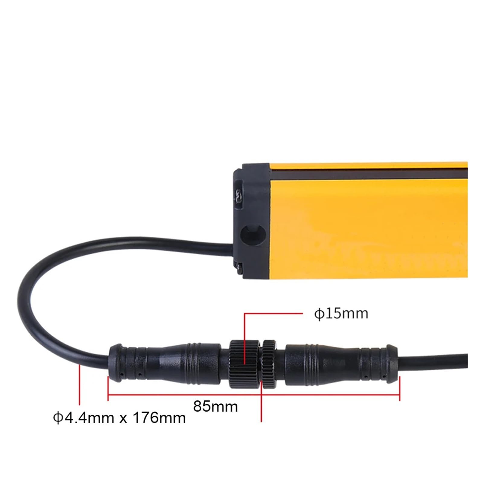 Sensor codificador de Seguridad 18x35 APS18-04/0640 24 V Unidad codificadora Distancia medición 2 m(Aps18-0640,PNP NC)