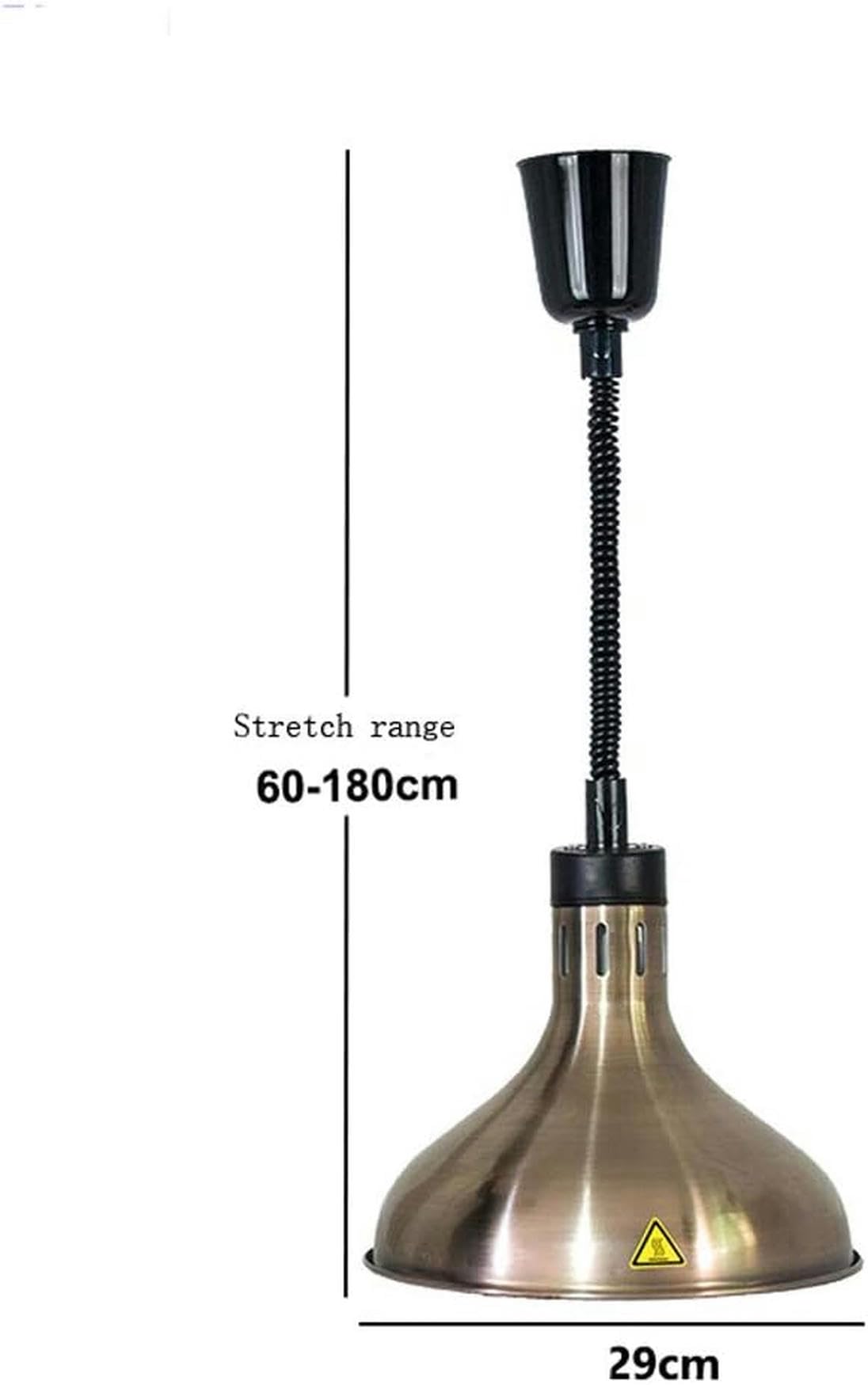 Lampada per scaldavivande, Retrattile Lampada di Calore Alimentare Buffet Forniture Attrezzatura da Ristorante, 3 Pezzi, 220V 250W