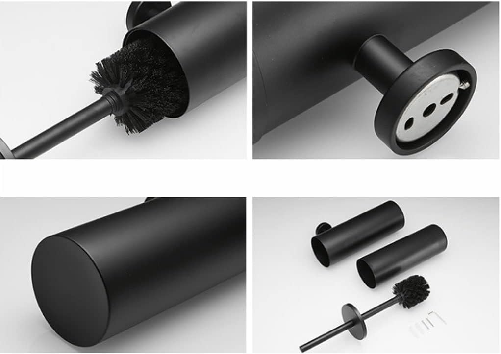 Toilet Cleaner Brush Toilet Brush and Holder Set, Stainless Steel Toilet Brush Wall Mounted, Toilet Bowl Cleaner Brush for Bathroom Toilet Brush for Bathroom
