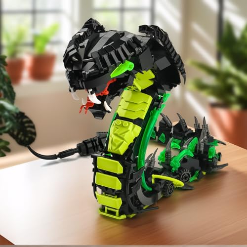Image of Mechanical Snake Building Sets, Snake Animal Collection Toy for Boys 8-14