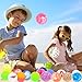 Seamart 24 Stück Flummies für Kinder 25 mm Flummis Springball Bunte Hüpfbälle und Kindergeburtstag Gummibälle Gastgeschenke