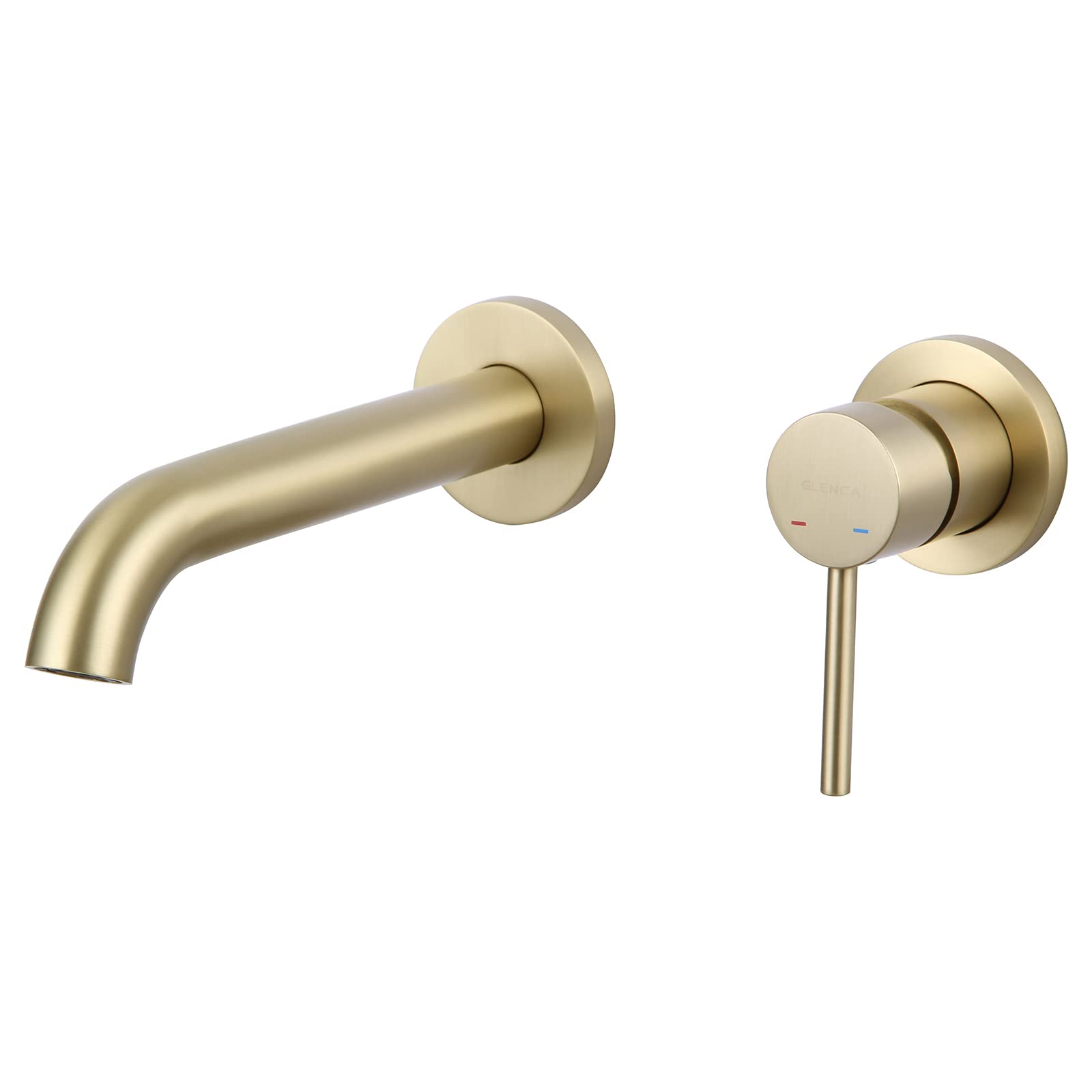 Buy Brushed Gold Basin Faucet,Brushed Gold Wall Faucet,Bathroom Faucet