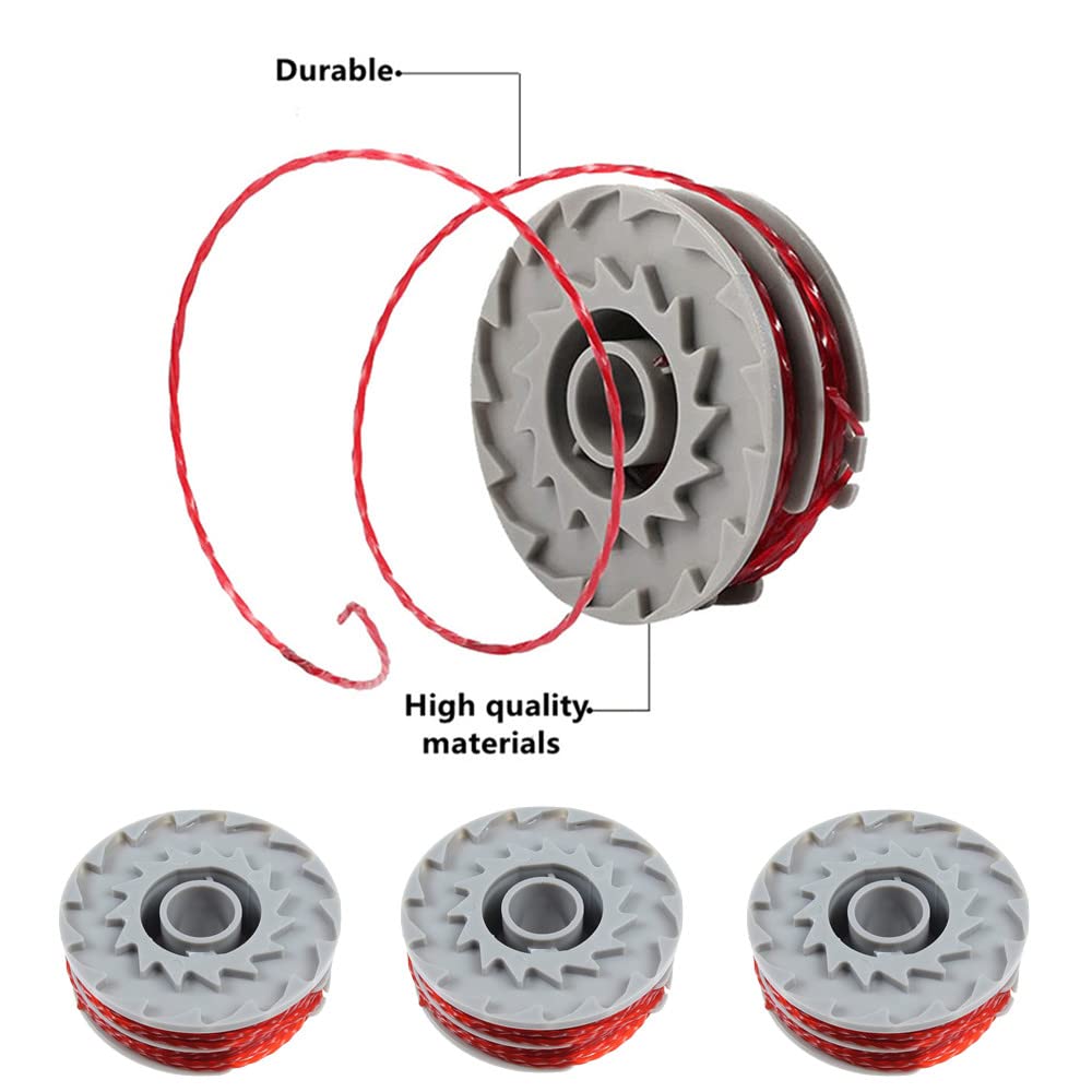 4 Bobine Per Decespugliatore Flymo - Doppia Alimentazione, Filo 1.5mm X 11m, Compatibile Con Modelli Contour/XT - Foto 3