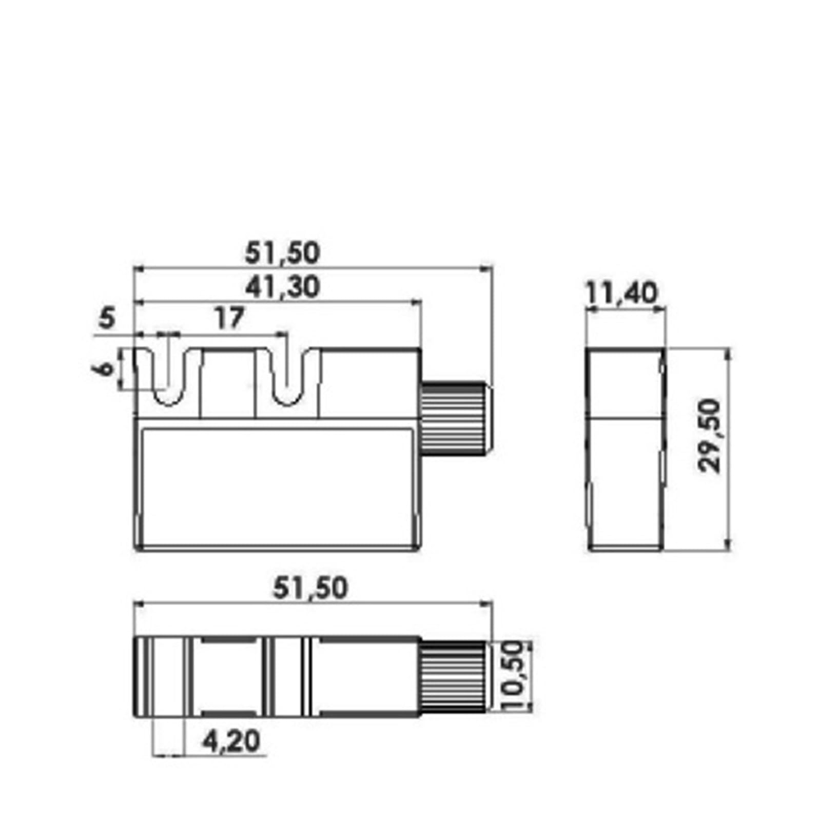 Cabezal lector de escala magnética -MLS105- Sensor de desplazamiento TTL6/110/125/150/1100 PPL6(MLS110 PPL)