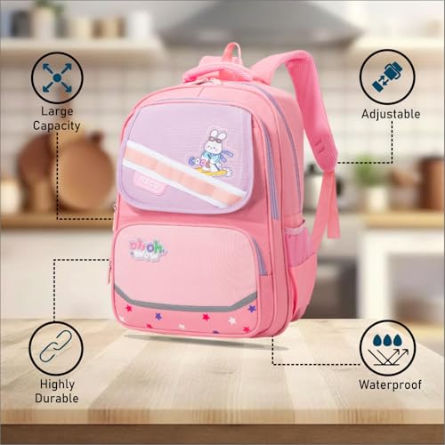 Image of Tinytot 22 Litre 17-Inch Waterproof Large School Bag for Boys & Girls, Kids School Bag, School Backpack for Girls and Boys, for Kids, Ideal for Children