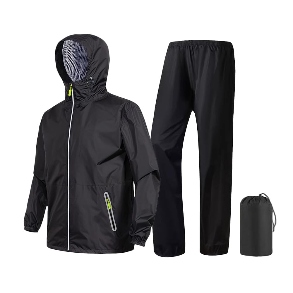 Amazon | [AEZE] レインコート 上下 セット 自転車 レインコートメンズ