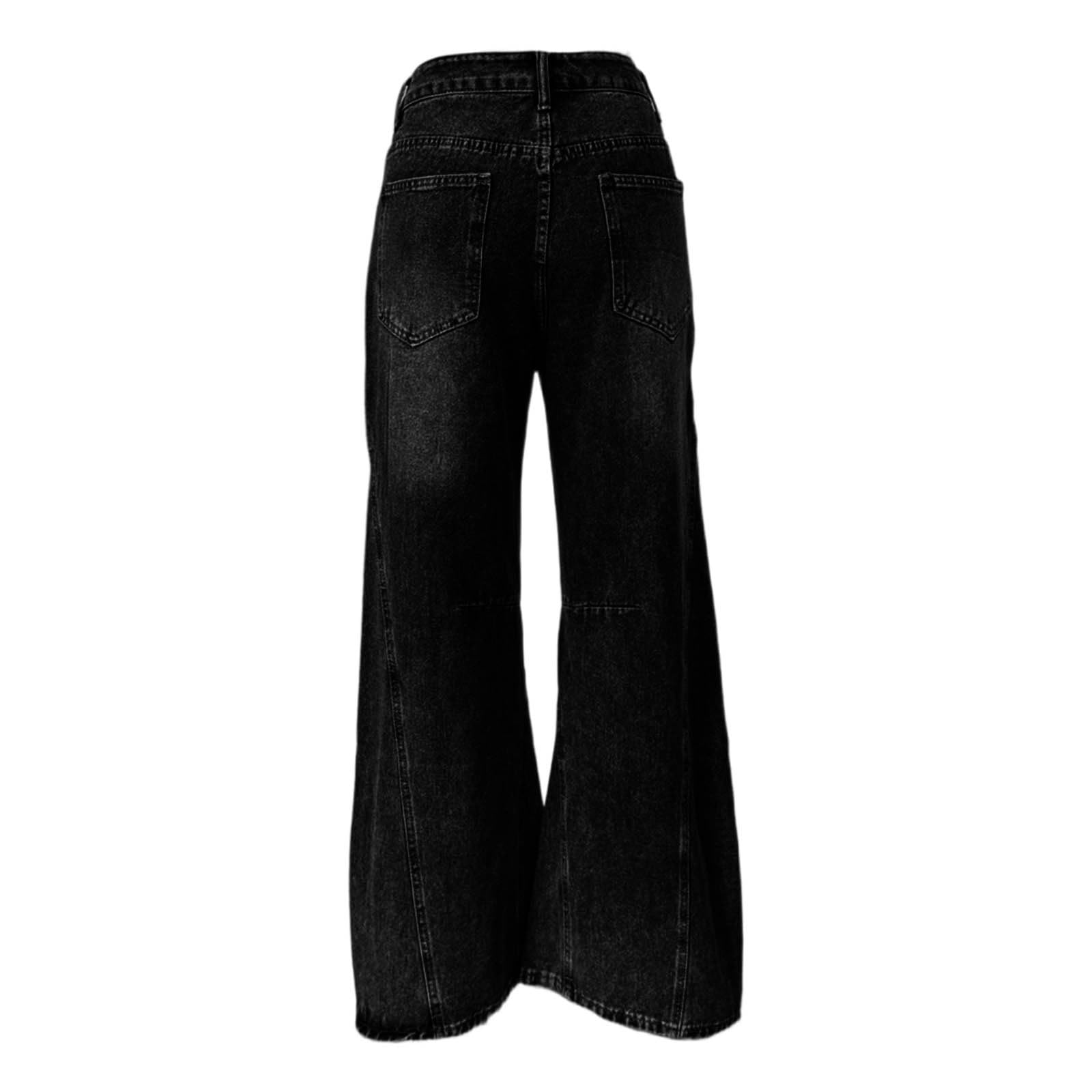 Vaqueros Anchos Mujer Ropa Tejanos Rectos Pantalones Tallas Grandes Casual Pantalón Ligero Baggy Primavera Elasticos Invierno Vaquero