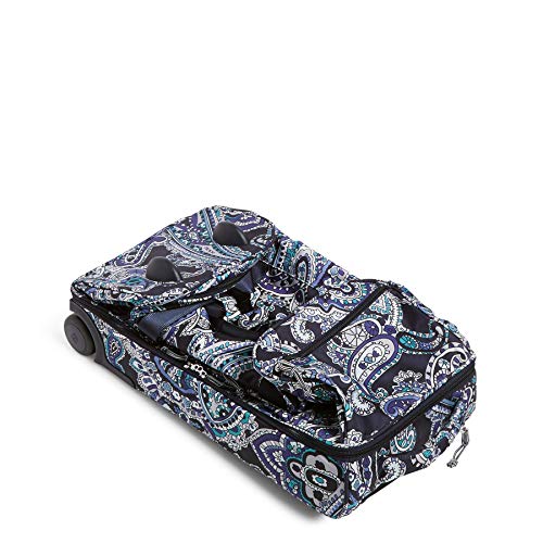 Vera Bradley Women's Duffle Luggage Vera Bradley Women s Lighten Up Foldable Duffel Rolling Suitcase Deep Night Paisley One Size, Deep Night Paisley, One Size US