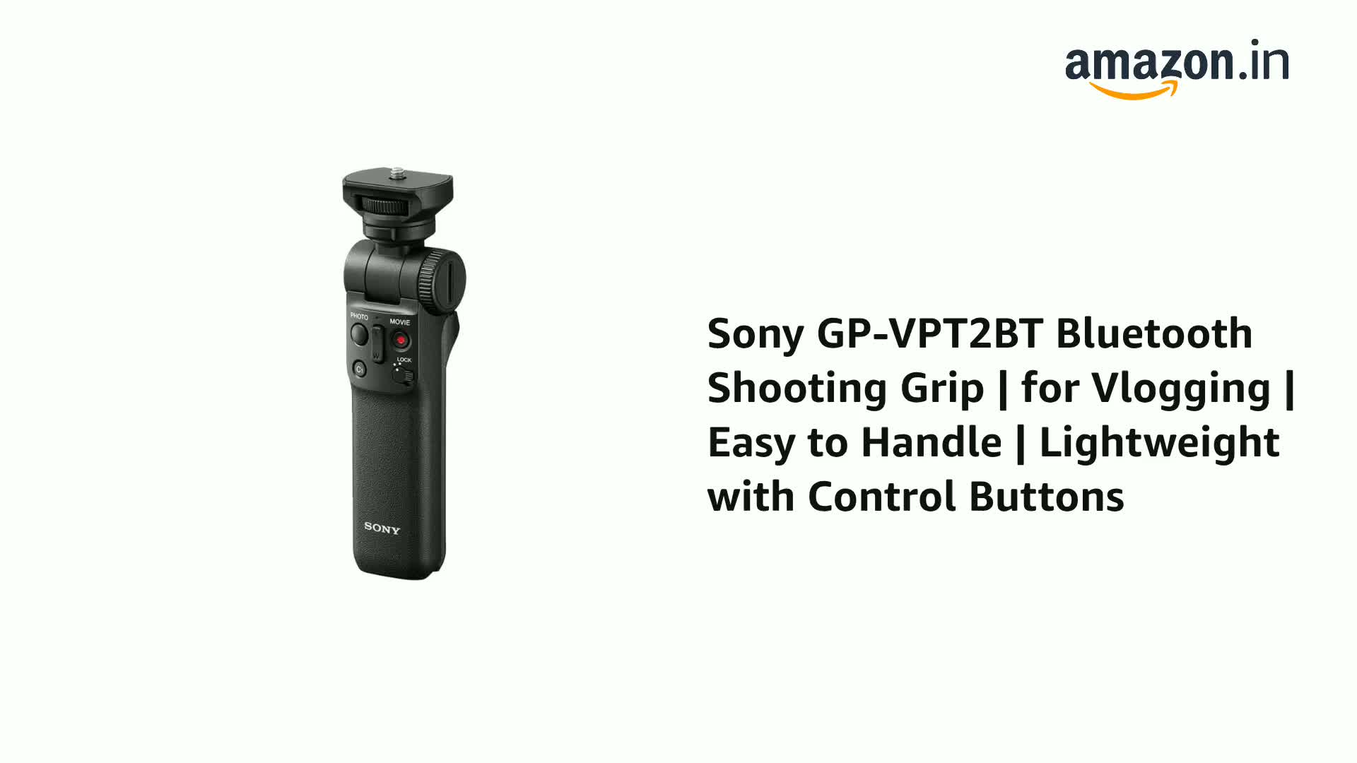 Buy Sony GP-VPT2BT Bluetooth Shooting Grip | for Vlogging | Easy