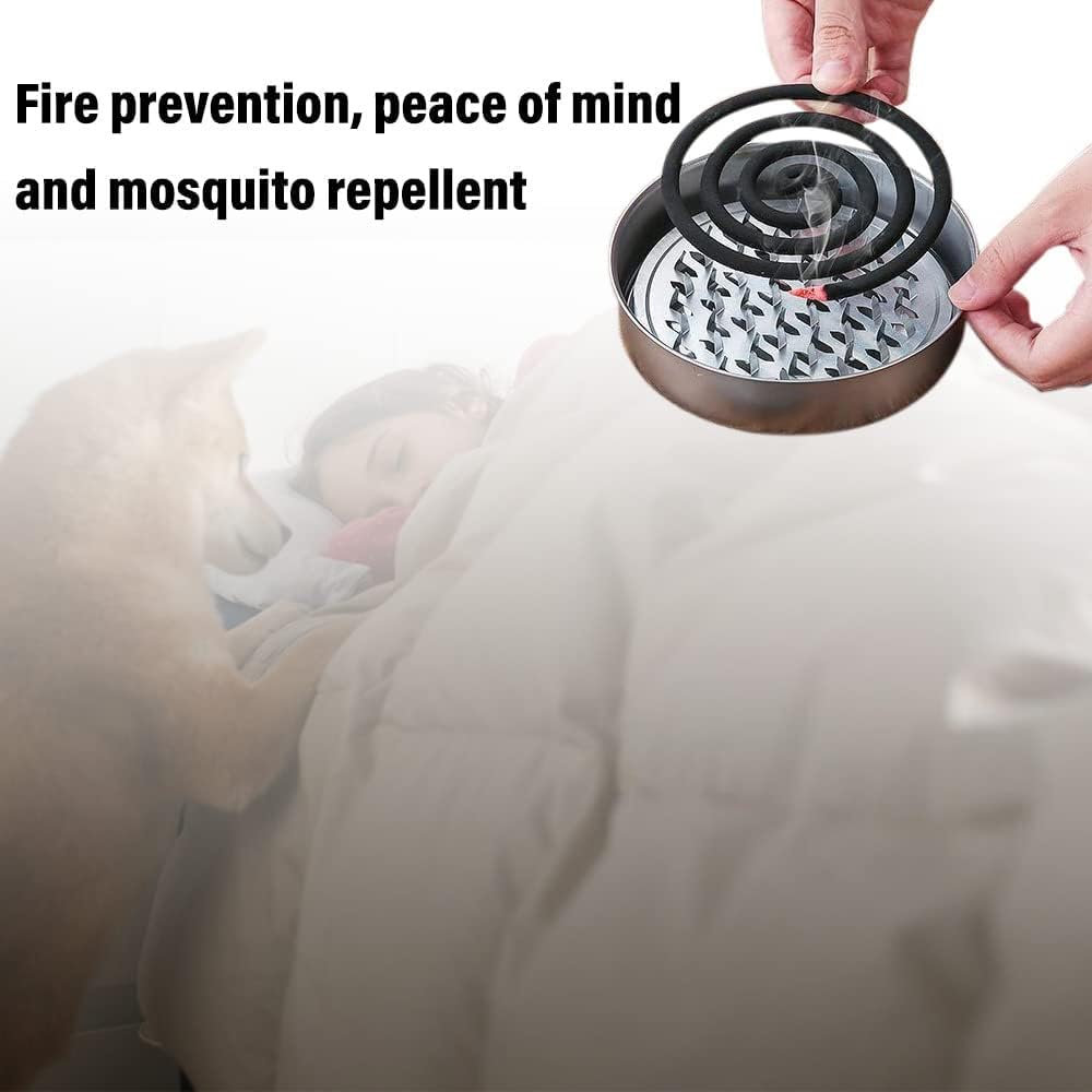 Support Bobine De Moustique,Fer Rétro Anti Moustique Porte Encens