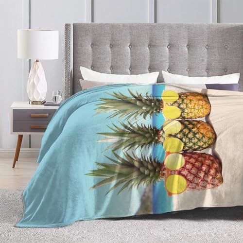 Couverture pelucheuse double face KHiry motif géométrique chic - 6