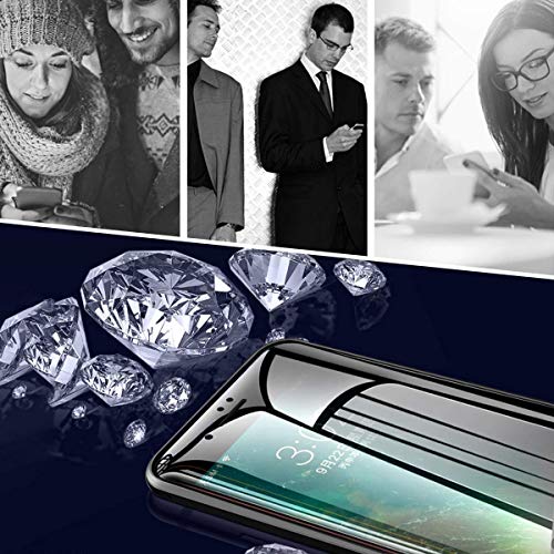 Privacy Magnetic Case For Iphone Xs Max, Anti Peeping Clear Double Sided Tempered Glass [Magnet Absorption Metal Bumper Frame] Thin 360 Full Protective Phone Case For Iphone Xs Max 6.5'' Black #TOP4