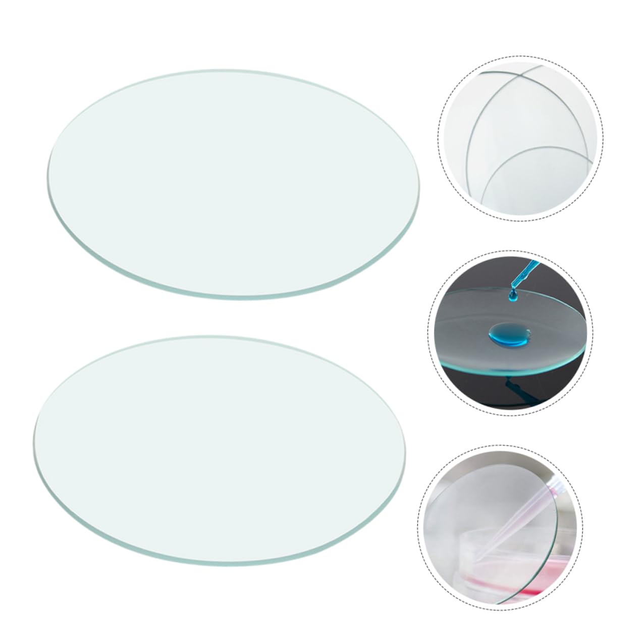 10pezzi Vetri Trasparenti Per Orologi in Vetro Coperchi Per Becher Da Laboratorio Accessori Per Esperimenti Chimici Design Preciso Per Misurazioni Resistente Alle Alte Temperature