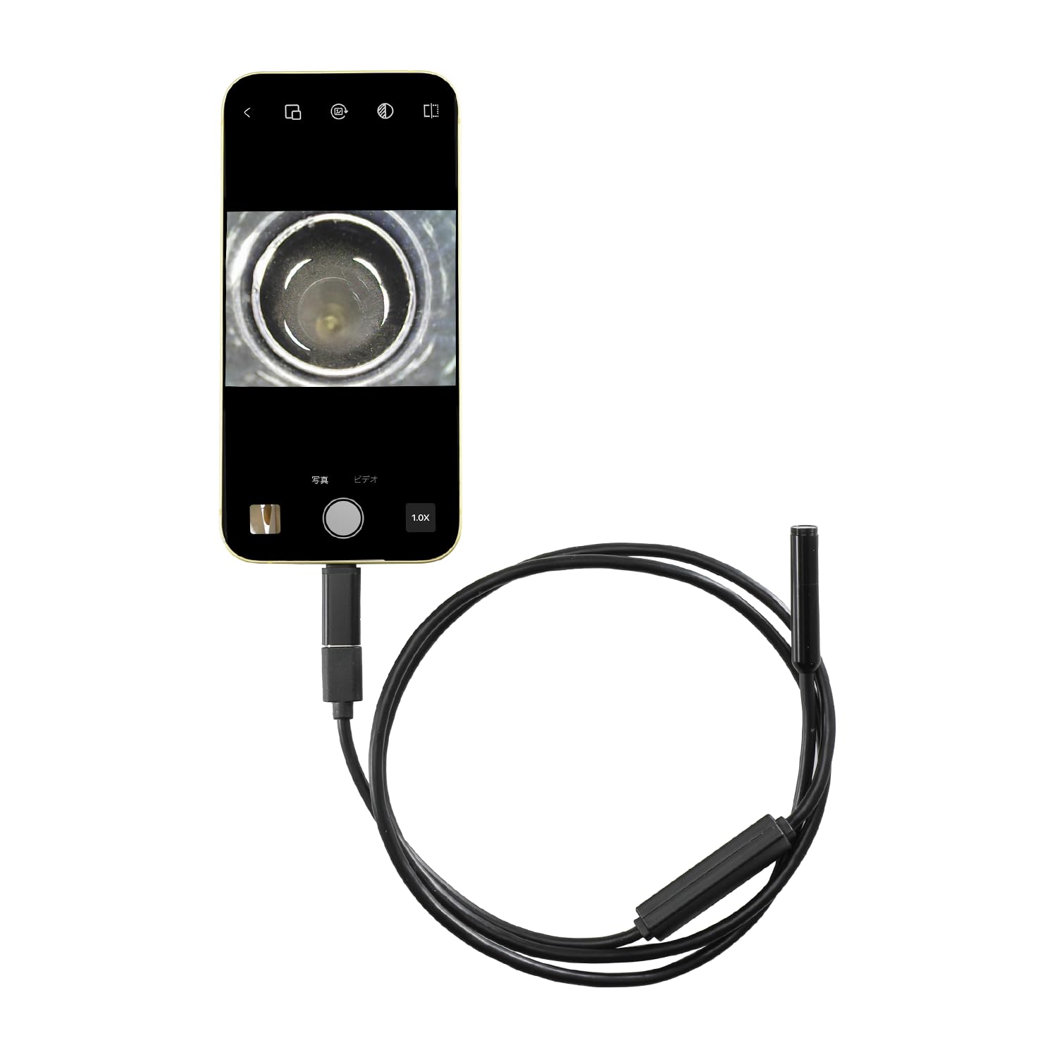 Amazon.co.jp: スリーアール スマホ接続式 スネークカメラ