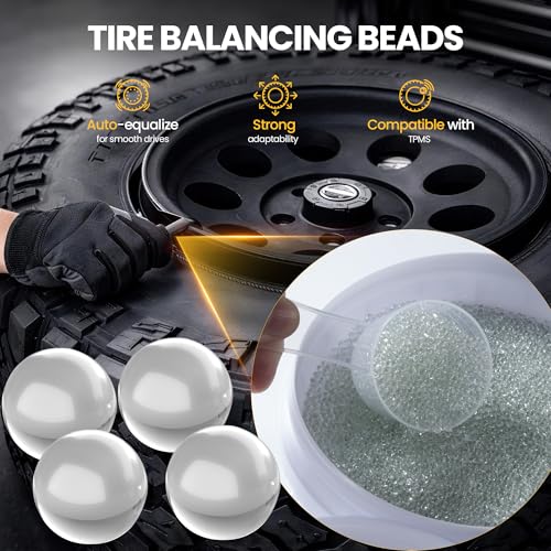 Deccasa Tempered Glass Tire Balance Beads