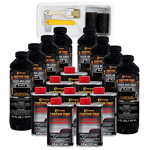 Image of Custom Coat Black 2 Gallon Roll-On Truck Bed Liner Kit