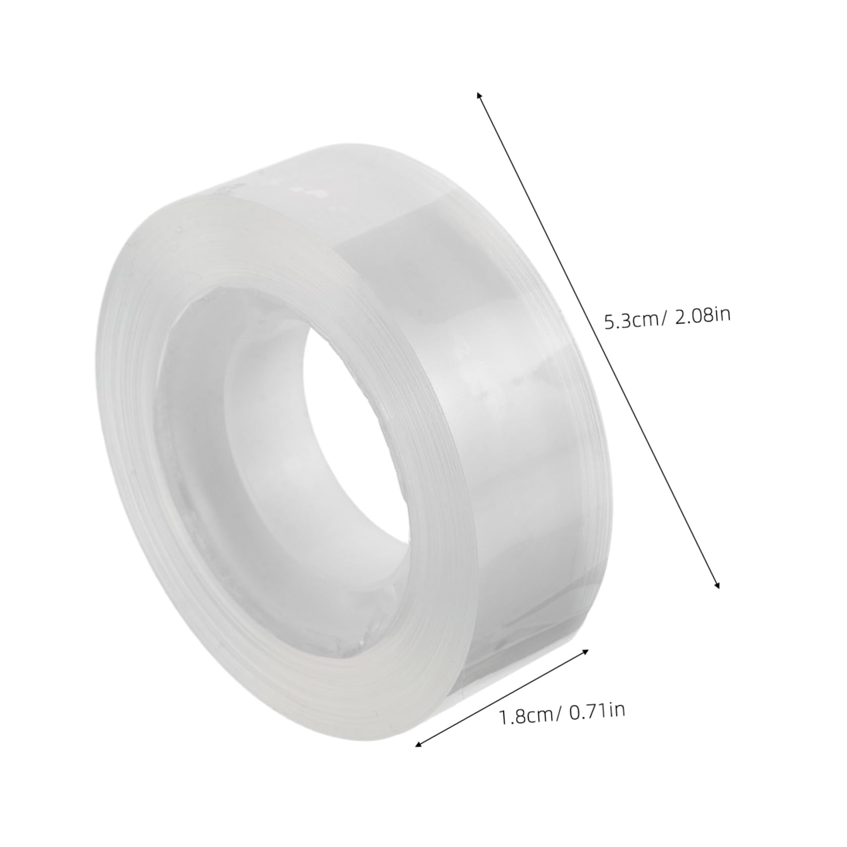 VILLCASE Nastro Trasparente 48 Pezzi, Ricariche Adesive per Dispenser | Pezzi da 18mm, Colla per Carta e Correzioni Discrete, Scuola e Ufficio, Uso Quotidiano e Compiti Festa Scuola Decor