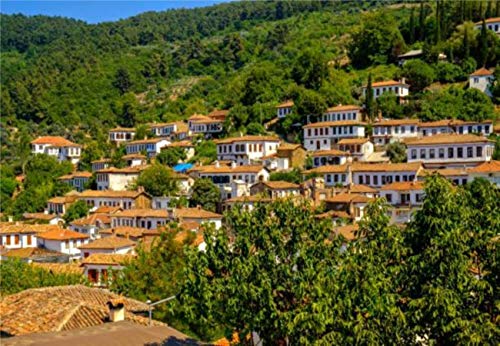 Jigsaw Puzzles Art Village Near ephesus sirince Village Turkey Old Village with for Kids Adults Educational Intellectual Game Gift Large Puzzle Toys DIY Challenge Indoor - 20â€x30â€(1000 Pieces)