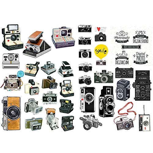 Seasonstorm Vintage Camera Aesthetic Planner Journal Stickers