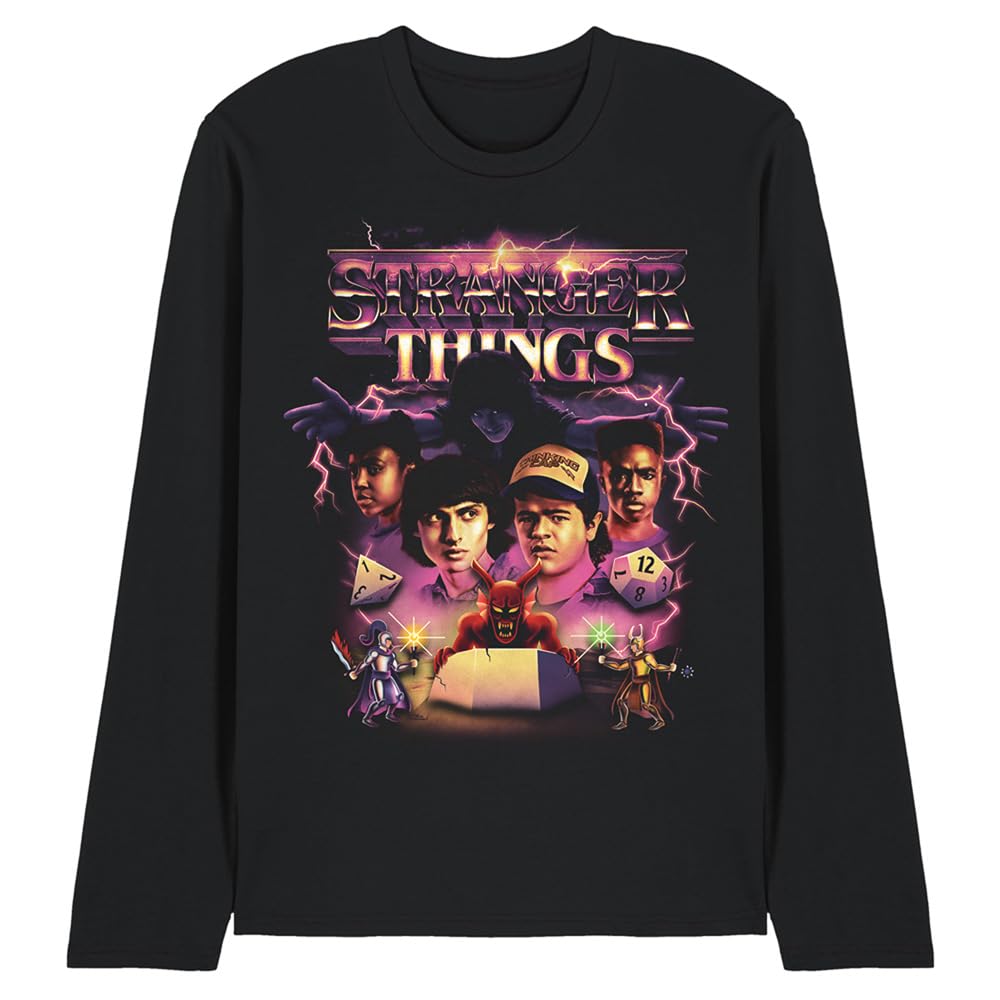 T-shirt long Stranger Things idéal pour vos soirées streaming