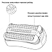 32B Shaver Head for Braun Series 3, Replacement Foil & Cutter Cassette Suitable for Braun Foil Shaver 3000s 3010s 3020s 3030s 3040s 3050cc 3070cc 3080s 3090cc 320 330 340 350cc [2 Pack]