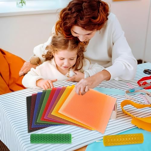 Hojas artísticas multicolor de 15.7 x 7.9 pulgadas para proyectos creativos 7