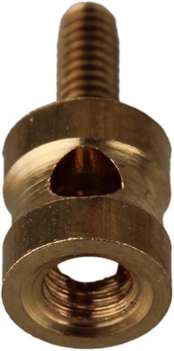 Miniatura 5 de Mxfans Tapón de enlace de varilla de empuje de metal de 0.079 in para helicóptero de avión RC con tornillo y tuerca