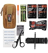 SURVIVD Small EDC IFAK Trauma First Aid Kit with American SOF Tourniquet | Tactical Medical Kit |...