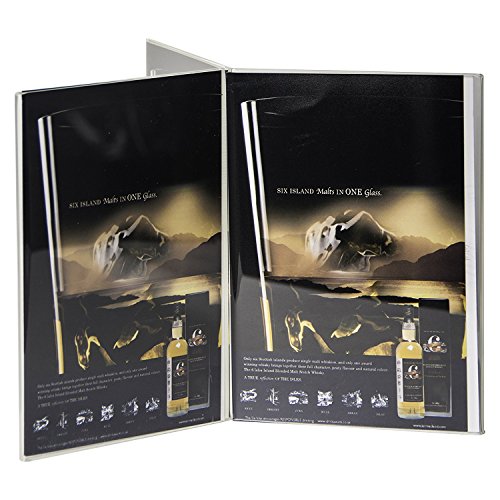Clear-Ad - LHK-46 - Acrylic 6-Sided Restaurant Menu Table Tent 4x6-3 Panel Photo Frame in Bulk (Pack of 20)