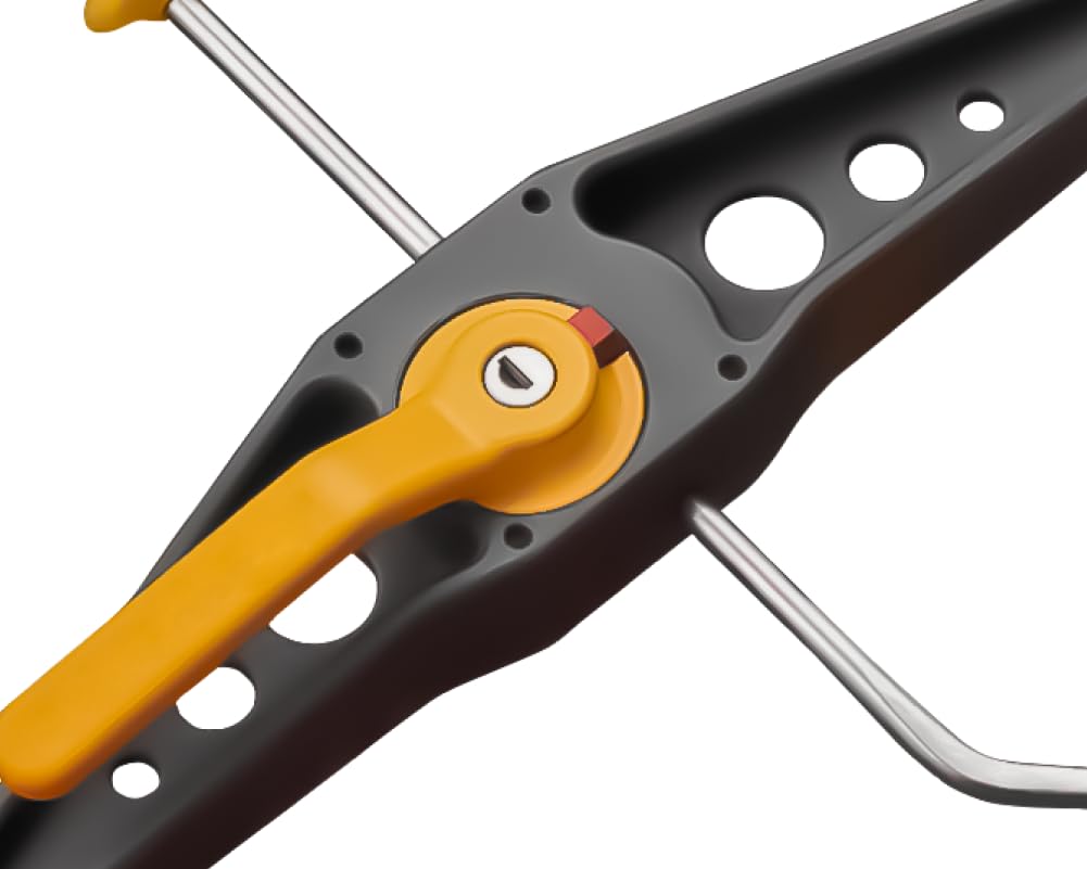 DAKEN SafeClamp - Abrazaderas para montar escaleras en el techo del coche (1 par)