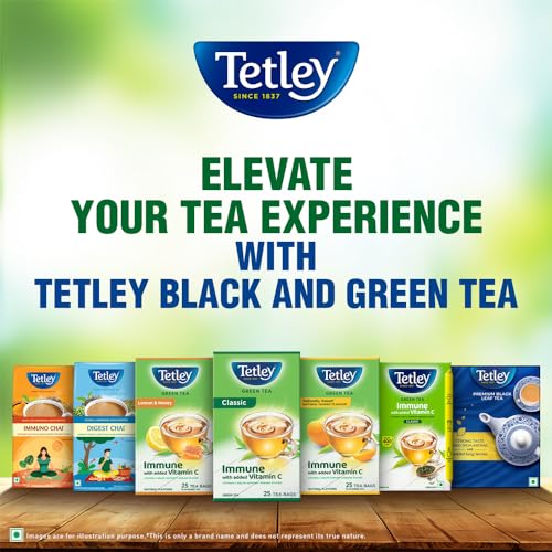 Image of Tetley | Earl Grey | Black Tea | 50 Tea Bags (Pack of 2)