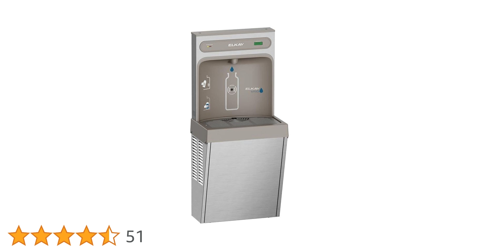 スキー Milk Elkay LZS8WSLK EZH2O Bottle Filling Station Single ADA Cooler