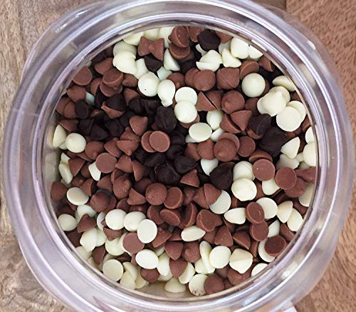 Image of Aromatic Mix Choco Chips (Milk,white and Dark) cake Decoration and cookies Garnishing-450gms