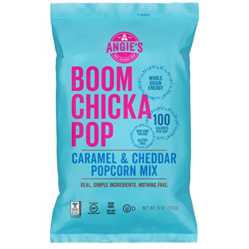Angie's Boomchickapop Caramel & Cheddar Popcorn Mix, 6 Ounce Bag (Pack Of 12 Bags) #TOP1
