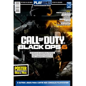 Capa do livro Call of Duty: Black Ops 6 - Superpôster PlayGames