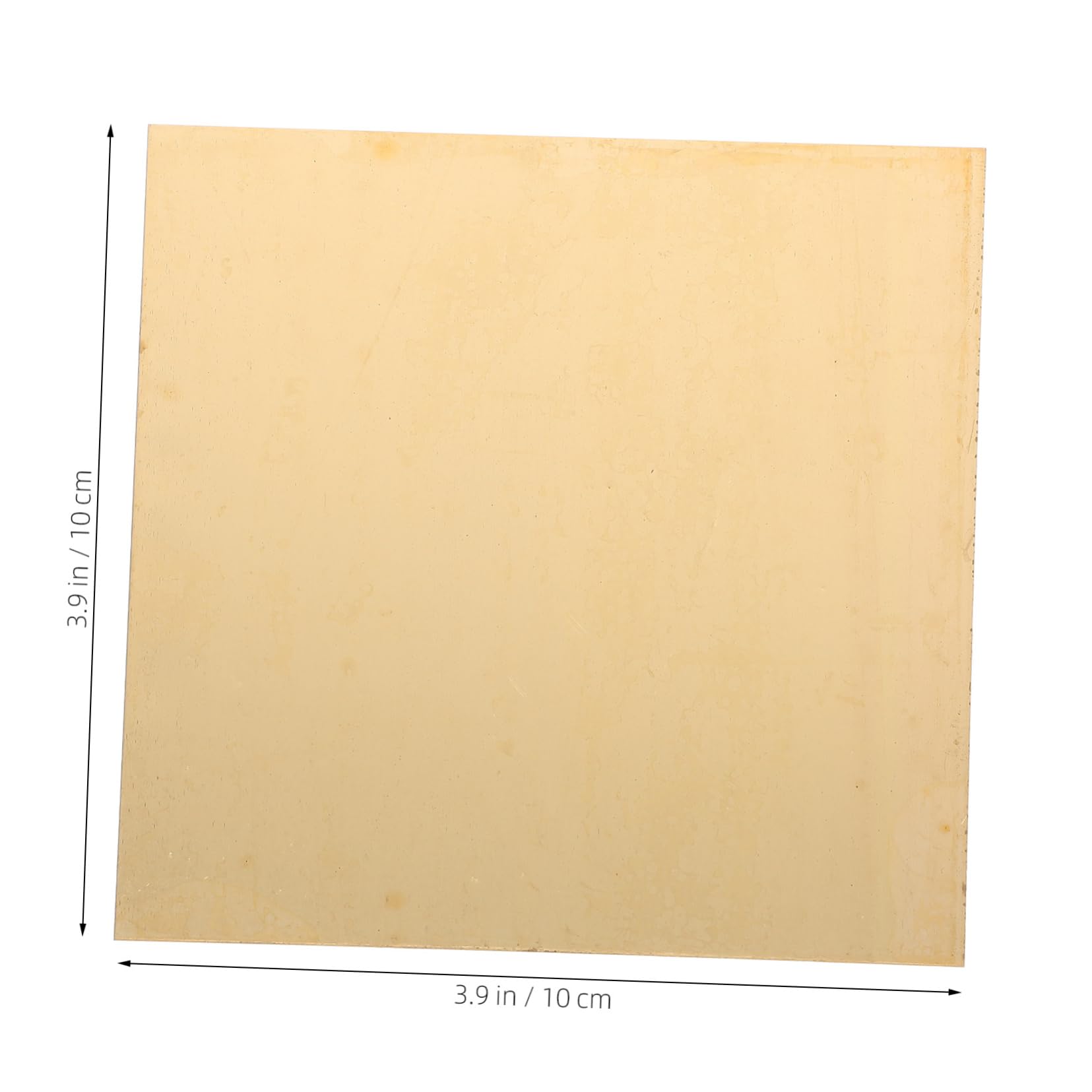 CIYODO Brass Plates Engraved Metal Engraving Sheets DIY Experiment Sheet Accessory
