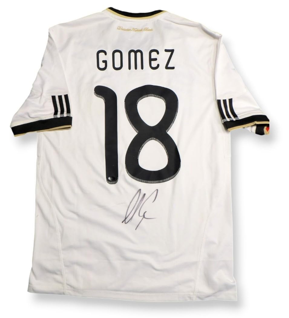 Mario Gomez Signed Autographed Jersey Soccer Team Germany BAS