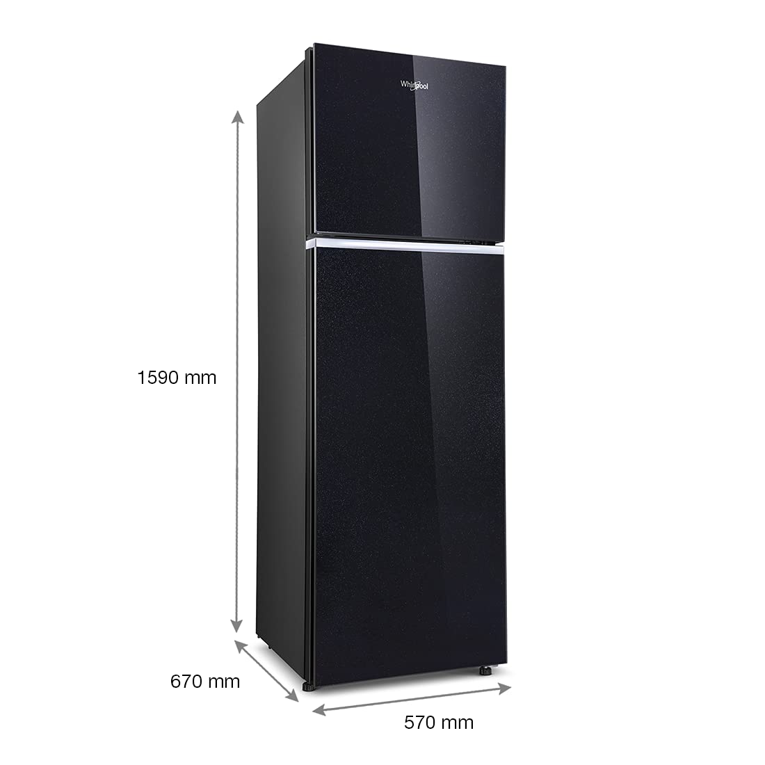 whirlpool 278 litre fridge