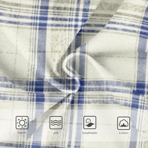 Classic Plaid Pattern Soft Girls' Panties Organic Underpants for Toddler in Sizes 2T,3T, 4T, 5T, 6Y and 8Y3