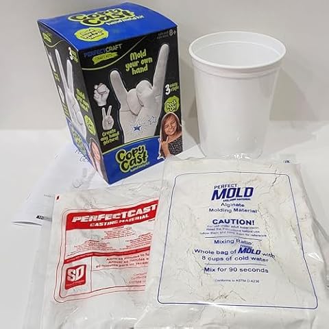 Perfect Craft Copy Cast Hand Mold Kit, Kids, Home Cover