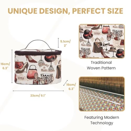 Signare Womens Vanity Bag/Toiletry Case/Make-Up Case, Available in 14 Designs3