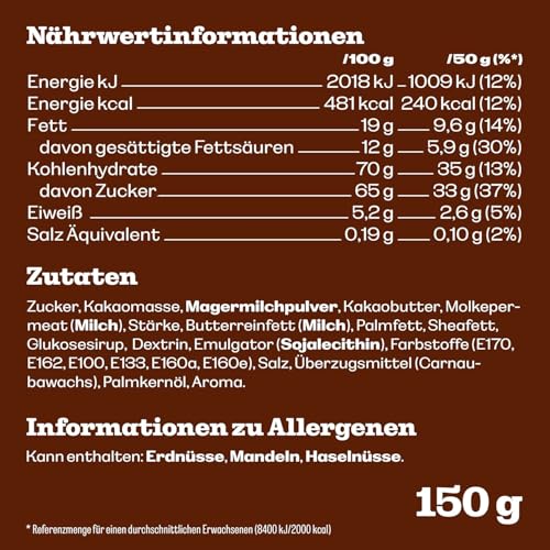 M&M'S Frohe Weihnachten Snack Mix I Peanut, Crispy, Schokolade, Chocolate Minis I 4 Sorten I 9 Packungen I 724 g I Geschenkbox zu Weihnachten