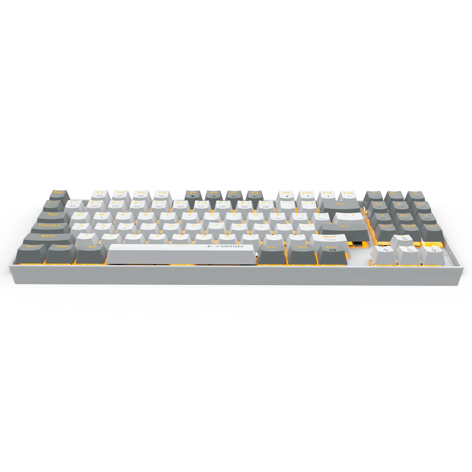 Amazon | ゲーミングキーボード有線89キー英配列数字機能キーUSB